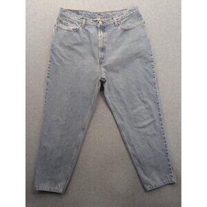 Vintage Levis 550 Jeans Womens 20W Medium Wash Relaxed Fit Tapered Leg Denim Y2K
